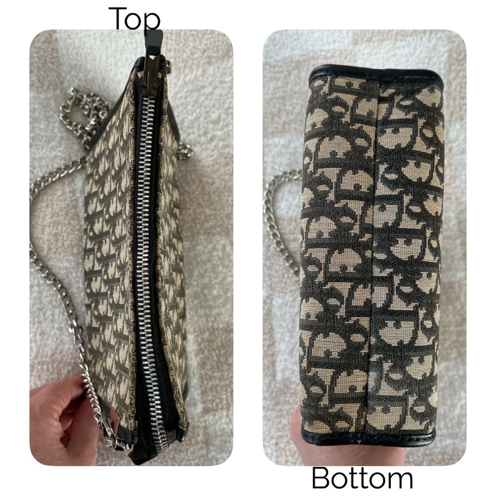 Authentic: Vintage, Christian Dior Trotter pouch converted to Crossbody - Picture 6 of 13